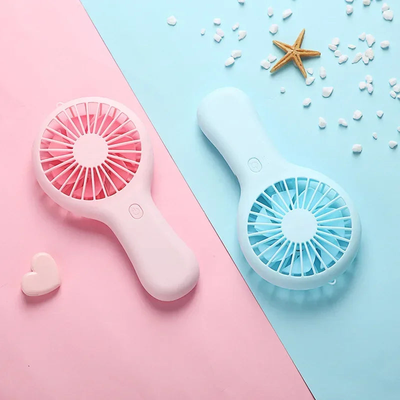 Portable Mini Handheld Fan USB Charging 3 Speed High Wind Desktop Office Travel Pocket Handheld Fan Handheld Small Charging Fan