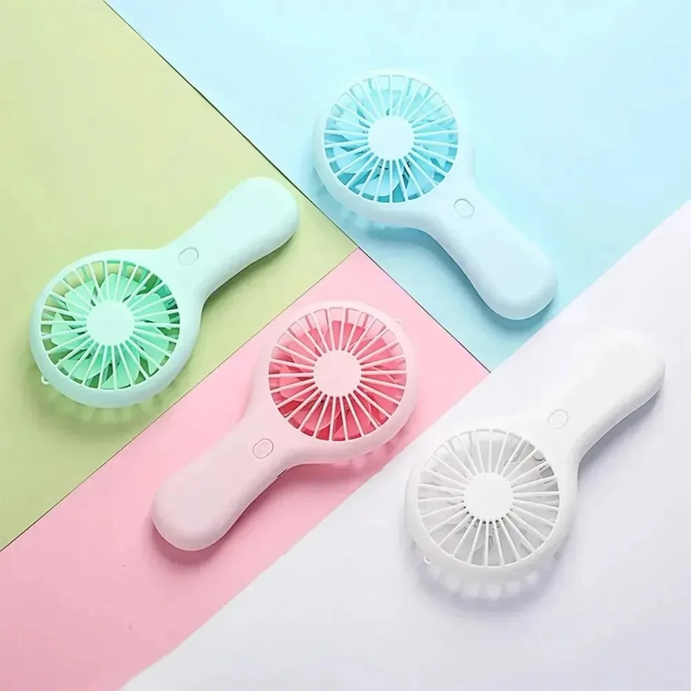 Portable Mini Handheld Fan USB Charging 3 Speed High Wind Desktop Office Travel Pocket Handheld Fan Handheld Small Charging Fan