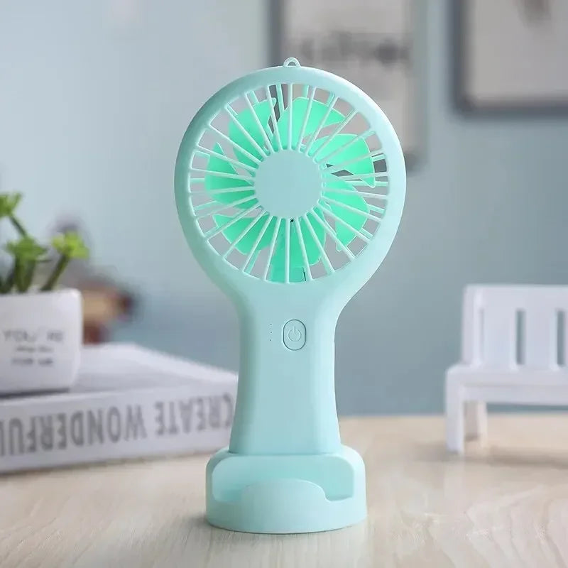 Portable Mini Handheld Fan USB Charging 3 Speed High Wind Desktop Office Travel Pocket Handheld Fan Handheld Small Charging Fan