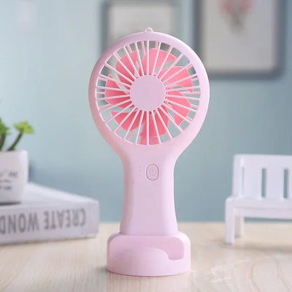 Portable Mini Handheld Fan USB Charging 3 Speed High Wind Desktop Office Travel Pocket Handheld Fan Handheld Small Charging Fan
